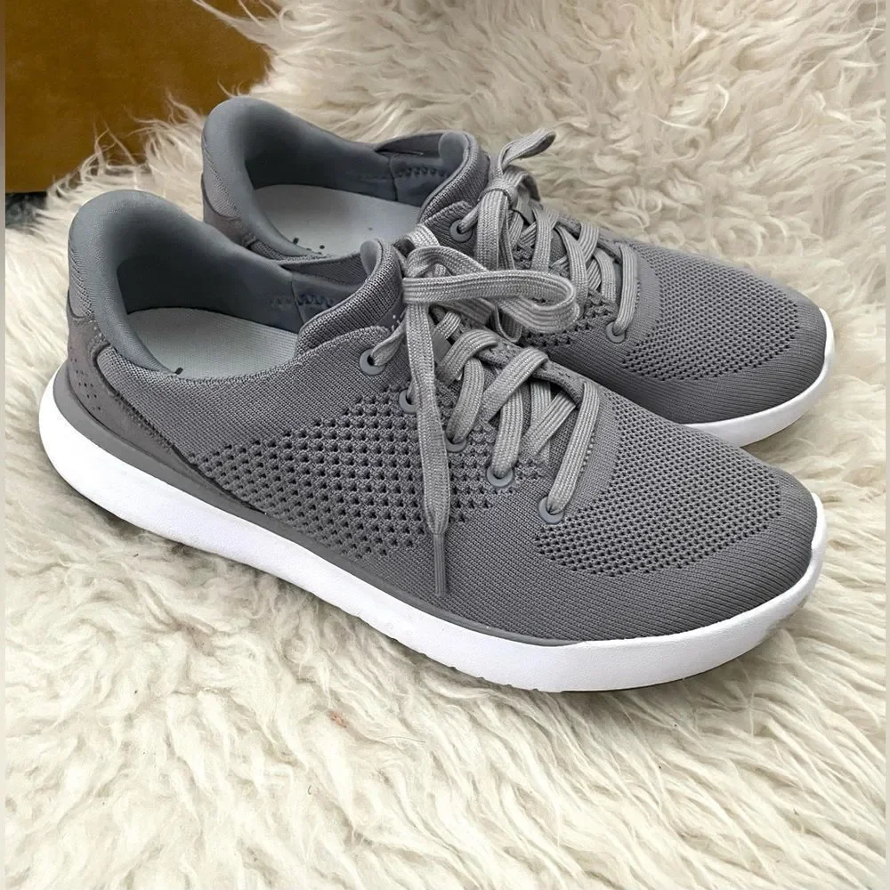 Kizik Lima Hands Free Slip On Comfort Shoes Sneakers Gray Men's 8.5 Women's 10
